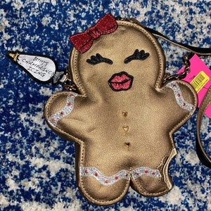 NWT Betsey Johnson Gingerbread Purse
